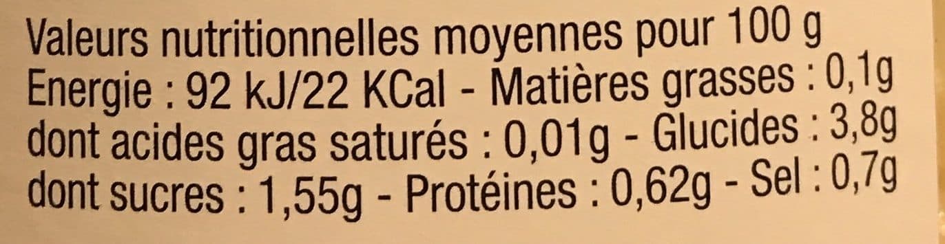 Tante Léa Cardons au naturel packshot