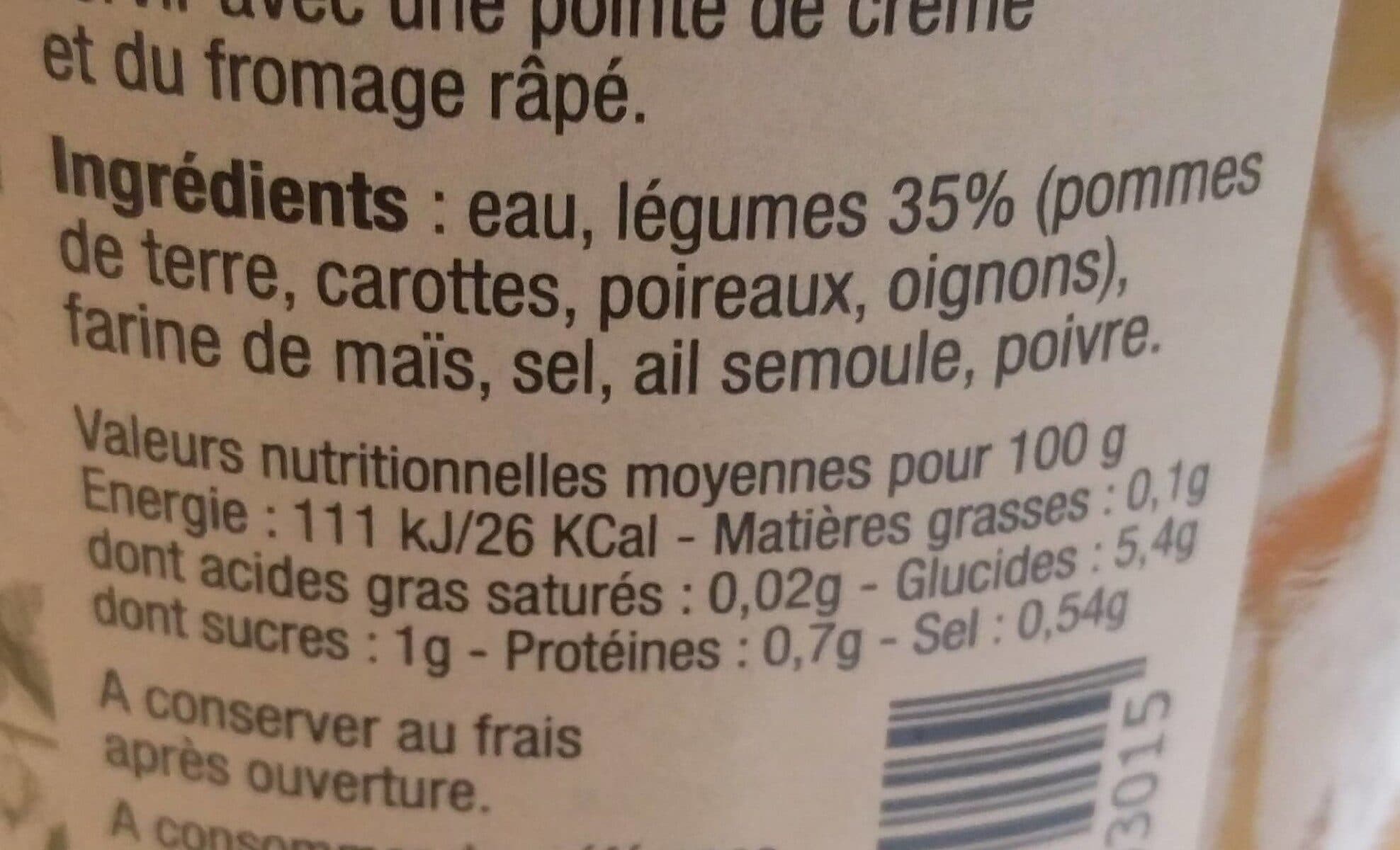 La Source du Verger Soupe de légumes packshot