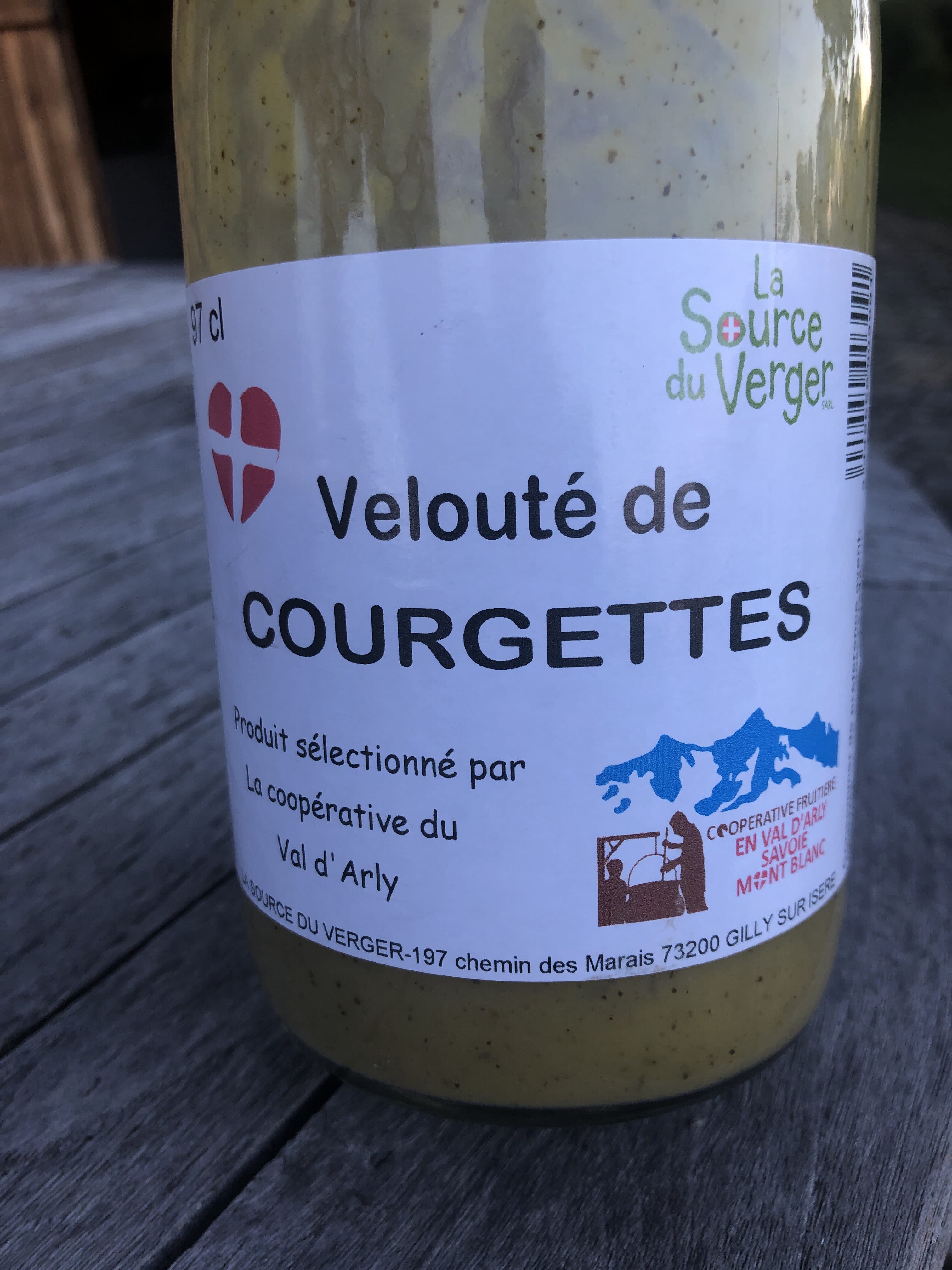 La source du verger Velouté De Courgettes packshot