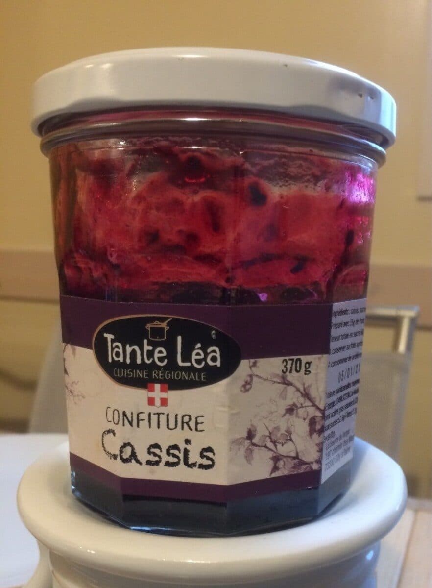 Tante Léa Confiture cassis packshot