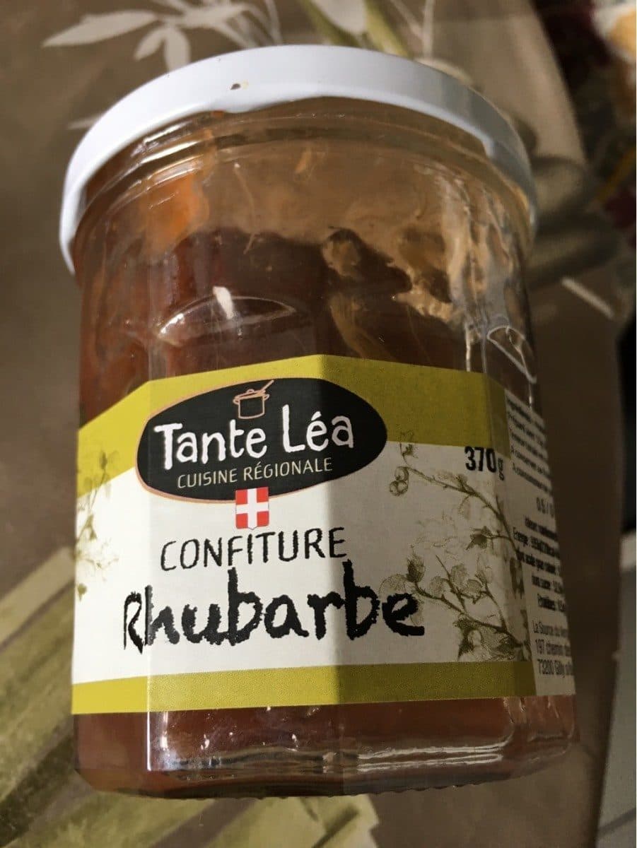 Tante Léa Confiture Rhubarbe packshot