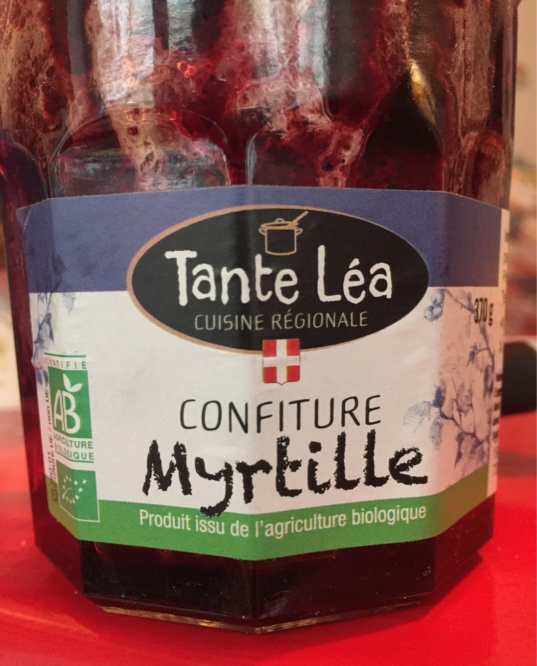 Tante Léa Confiture myrtille packshot