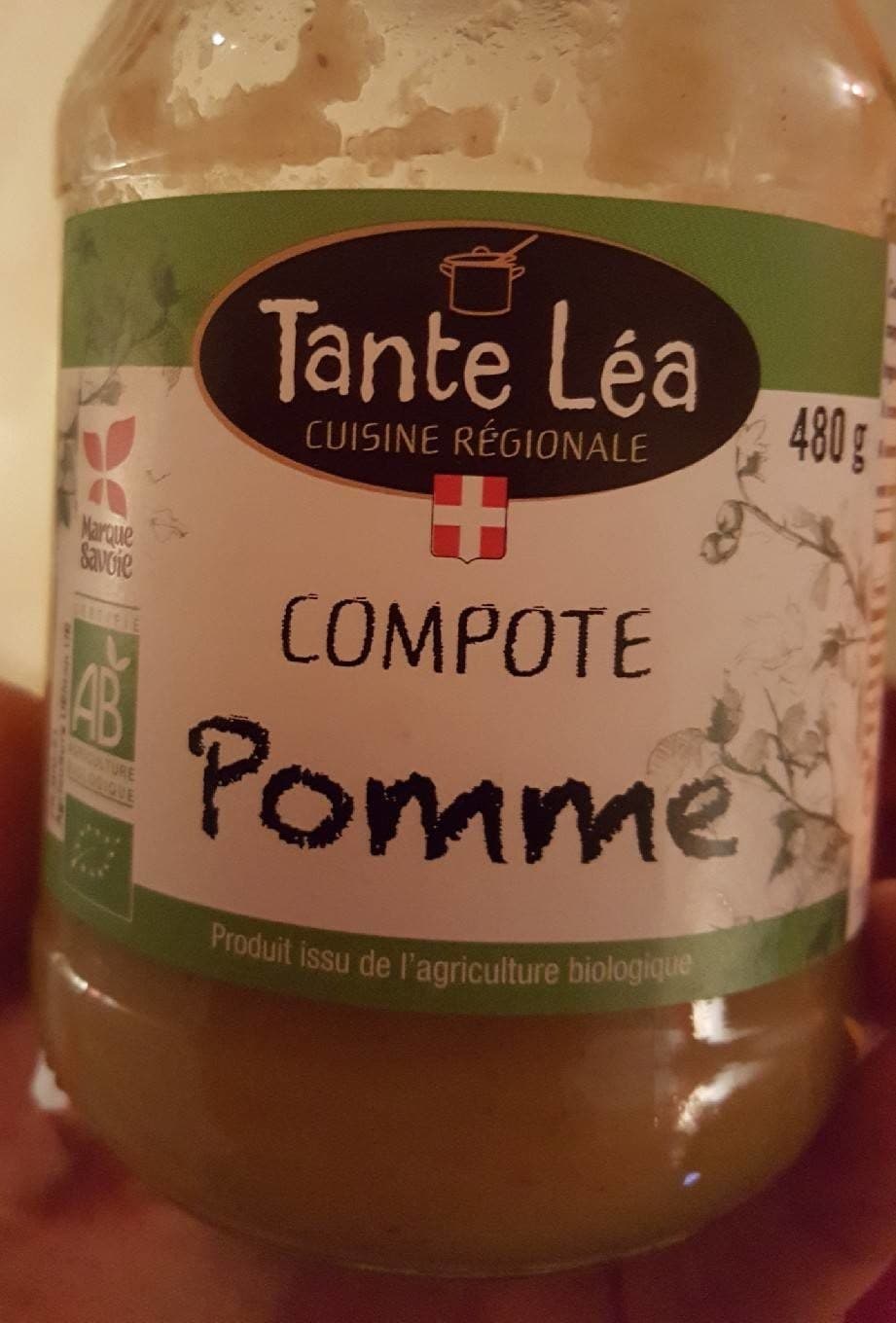 Tante Léa Compote de pomme packshot
