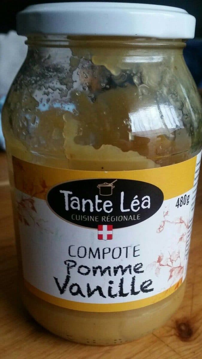 Tante lea Compote pomme vanille packshot
