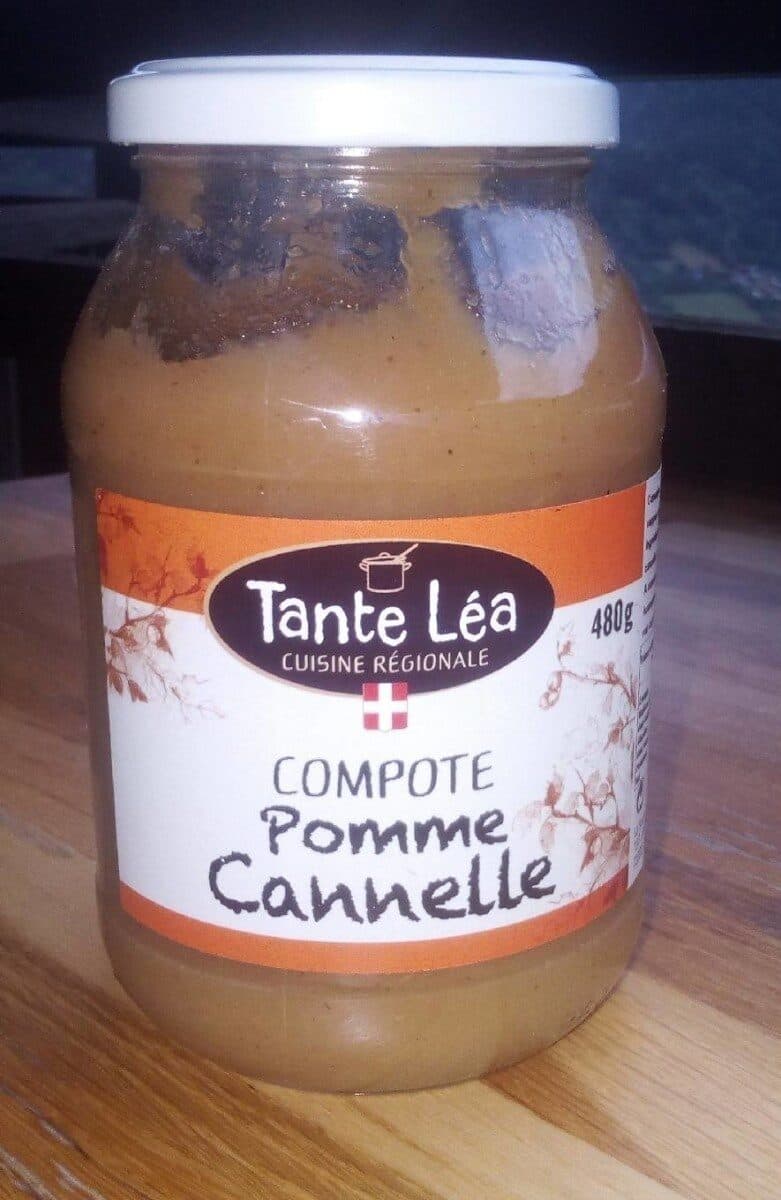 Tante lea Compote pomme cannelle packshot