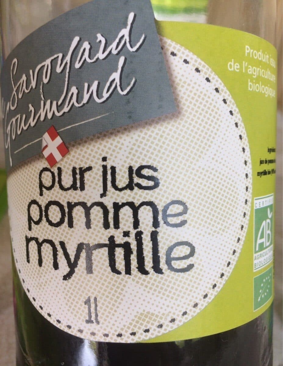 Open Food Facts Pur jus pomme myrtille packshot