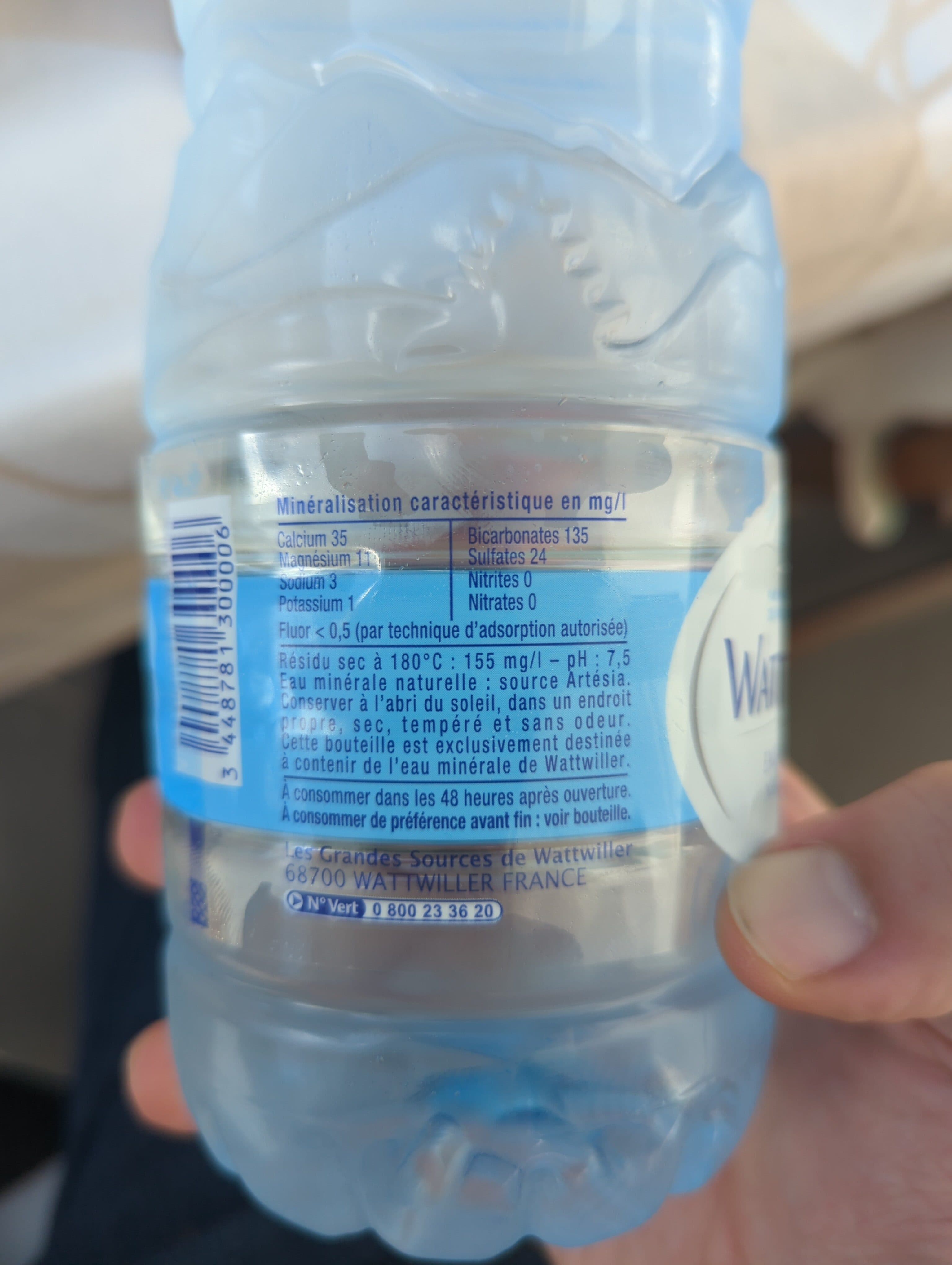 Wattwiller Eau minérale naturelle packshot