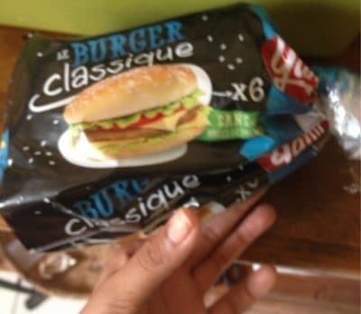 Yami Le burger classique packshot
