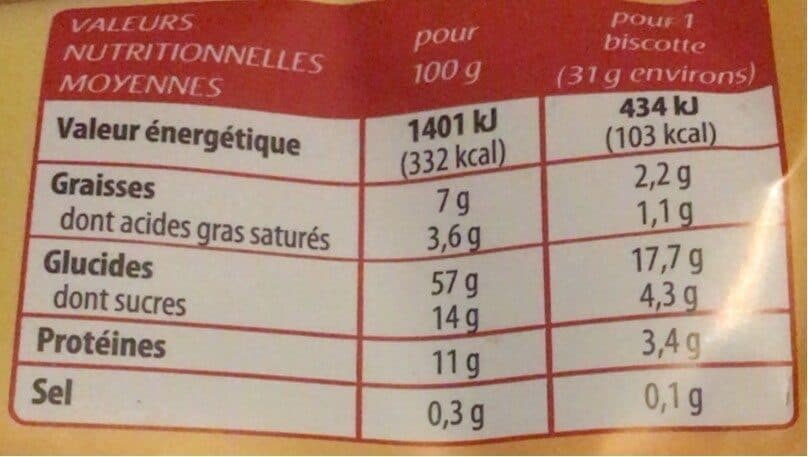 Open Food Facts Biscuit creole packshot