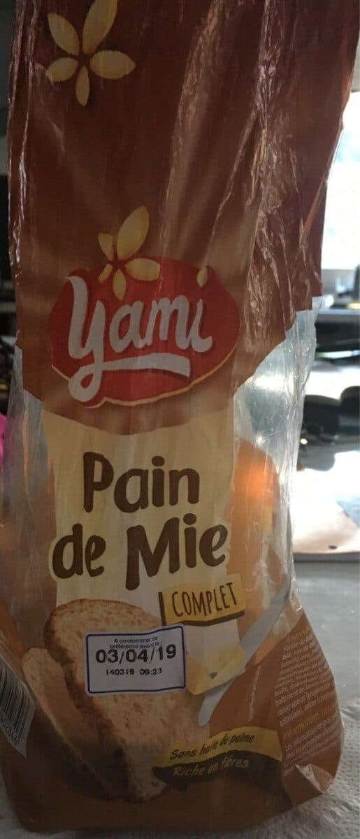 Yami Pain de Mie Complet (350g) packshot