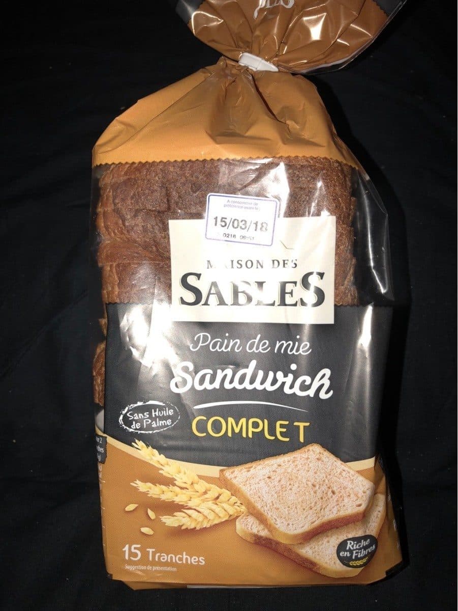 Maison Des Sables Pain mie de Sandwich Complet packshot