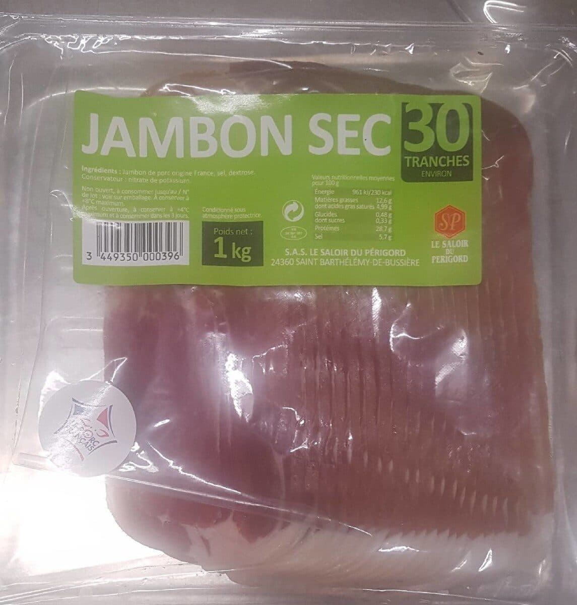 Le saloir du Périgord Jambon sec packshot
