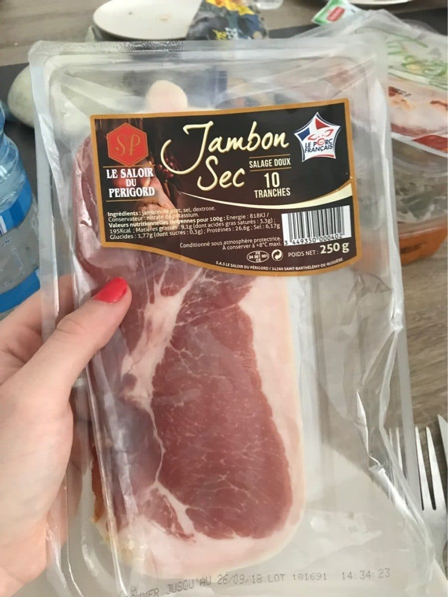 Open Food Facts Jambon sec packshot
