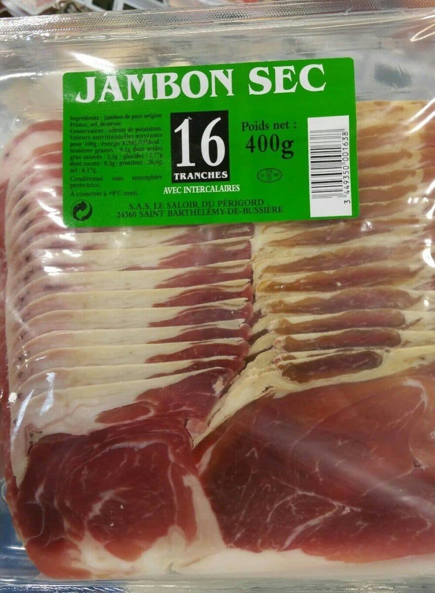 Sas Le Saloir Du Perigord Jambon sec packshot