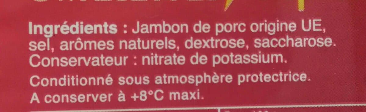 Open Food Facts Jambon sec packshot