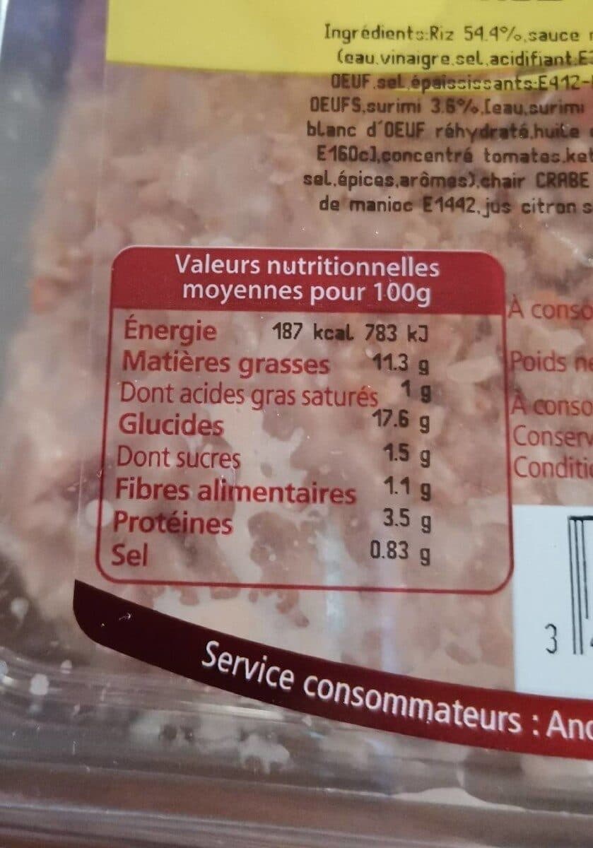 André Loussouarn Riz Au Crabe 250G packshot