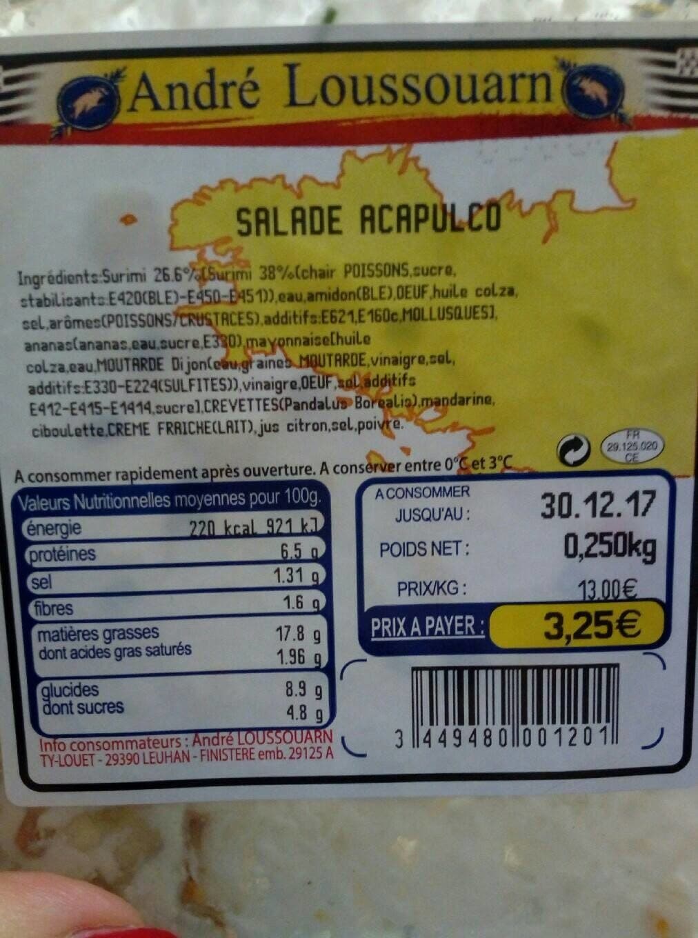 André Loussouarn Salade acapulco packshot