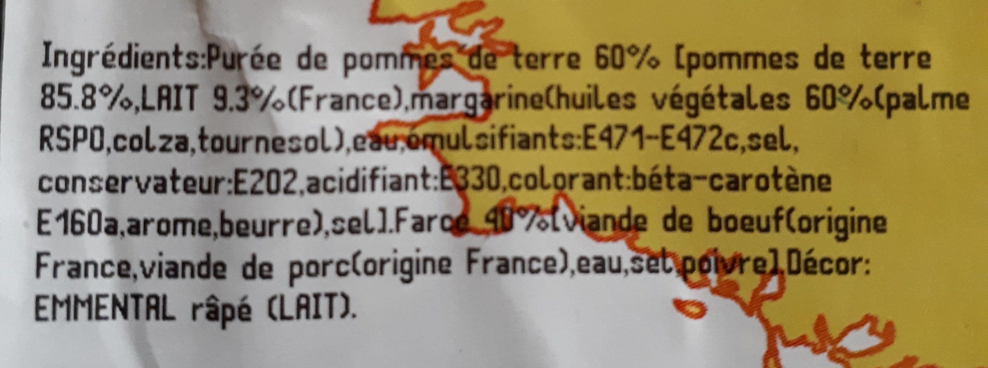 Open Food Facts Hachis Parmentier 500G Loussouarn packshot