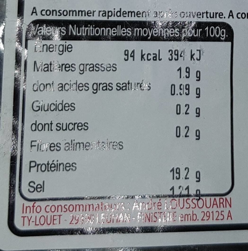 Andre Loussouarn Tripes Bretonnes 500 G packshot
