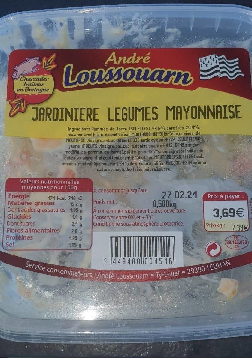 André Loussouarn Jardinière légumes mayonnaise packshot