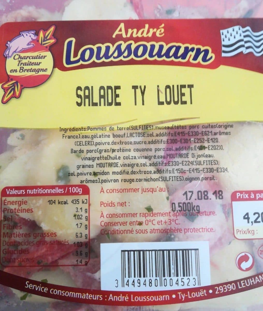 André Loussouarn Salade TyLouet packshot