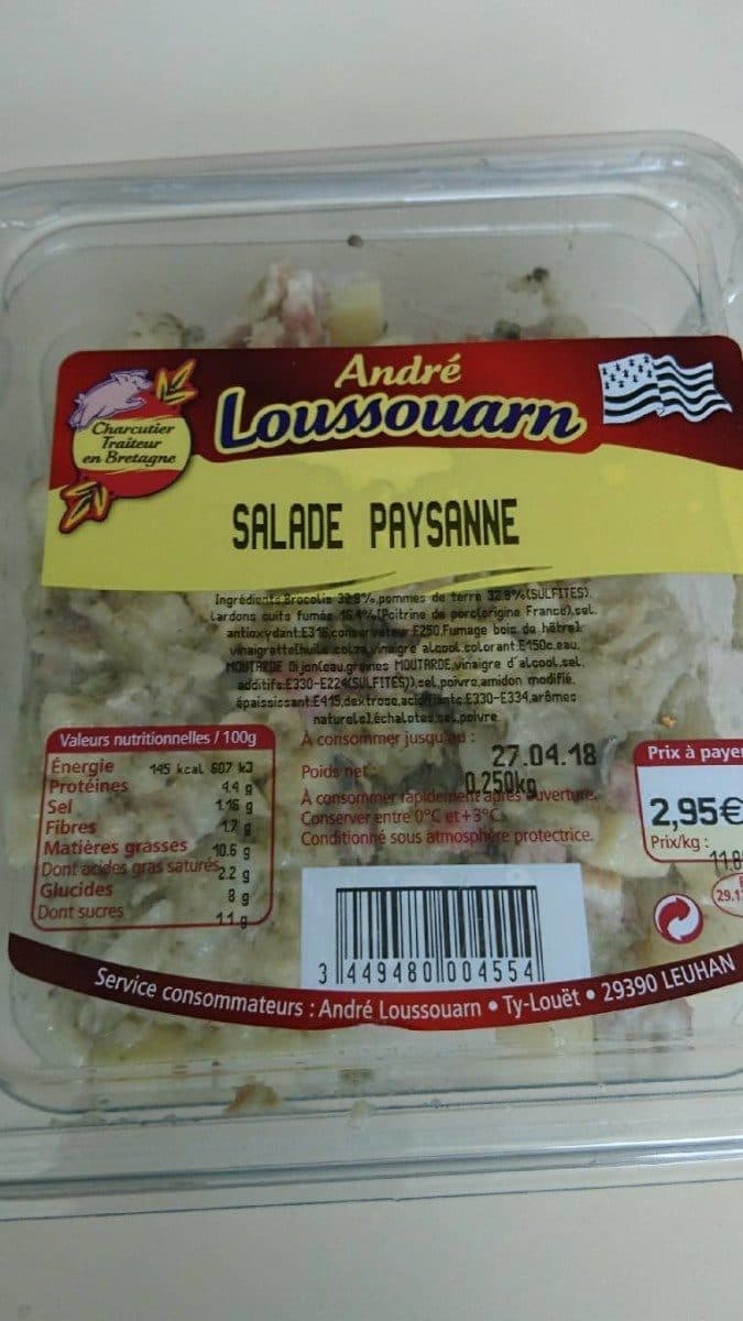 André Loussouarn Salade paysanne packshot