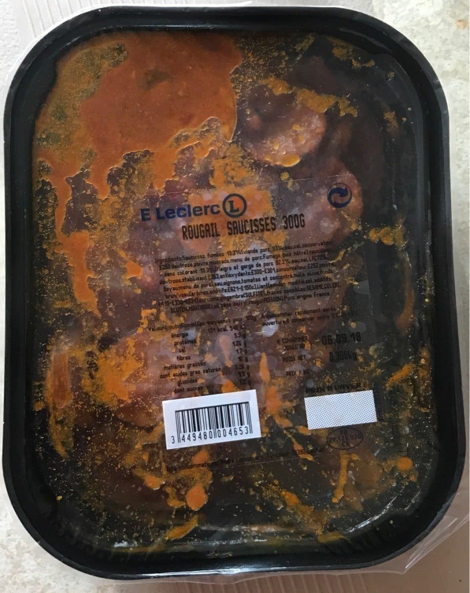 Open Food Facts Rougail saucisses 300g packshot