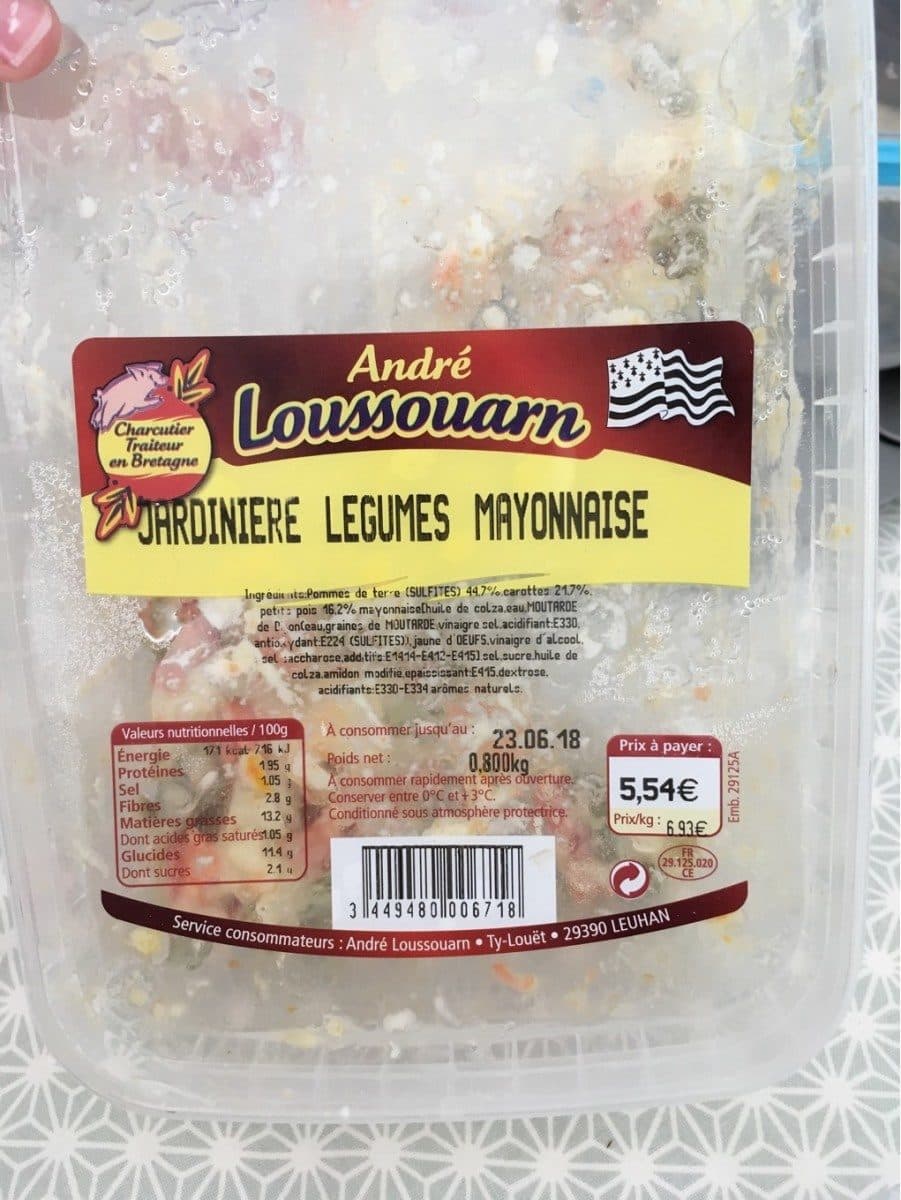André Loussouarn Jardinière de legumes mayonnaise packshot
