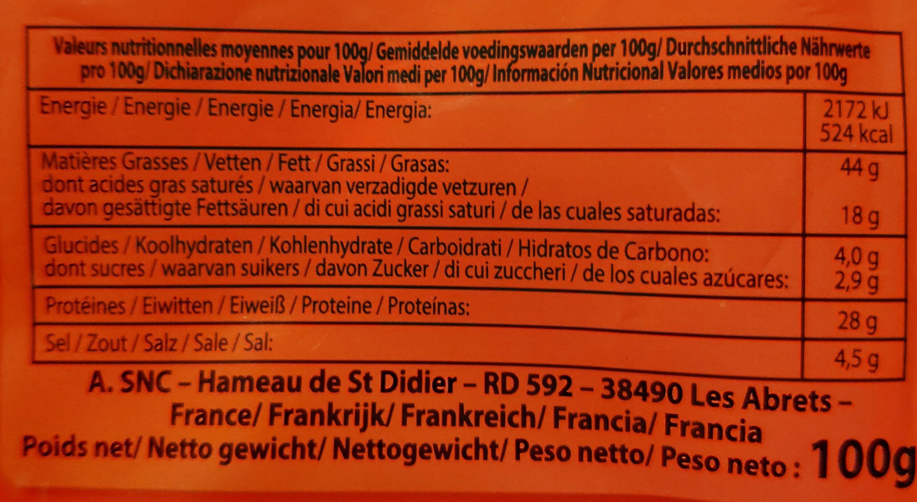 Pocket Sticks Saucisson sec épicé packshot