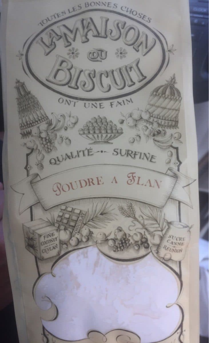 La Maison du Biscuit Poudre à flan packshot