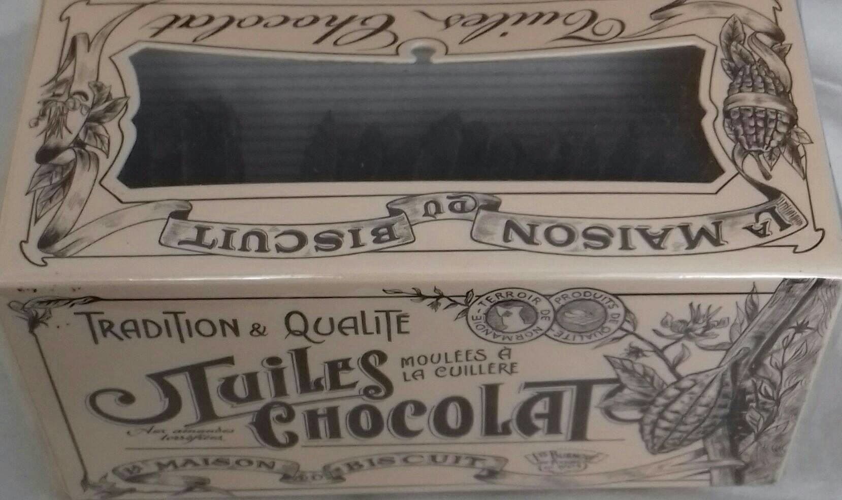 Open Food Facts Ballotin de tuiles chocolat noir, 170g packshot