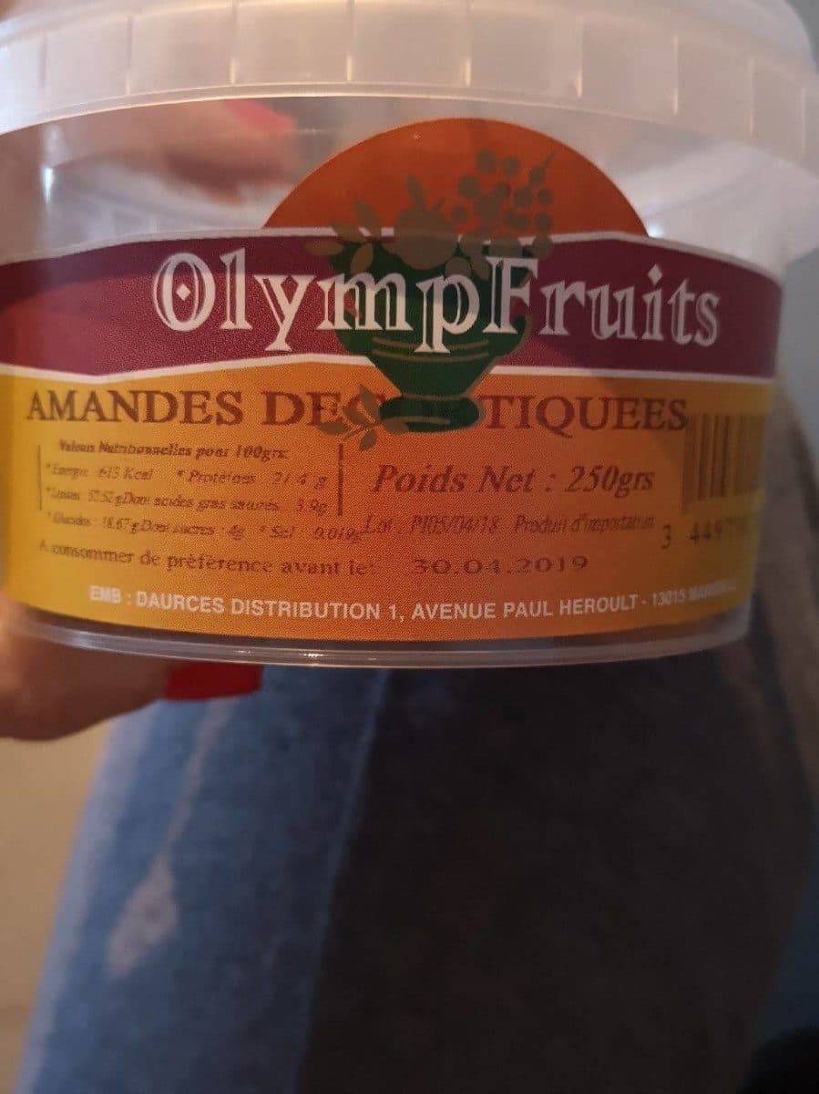 Open Food Facts Amandes décortiquées packshot