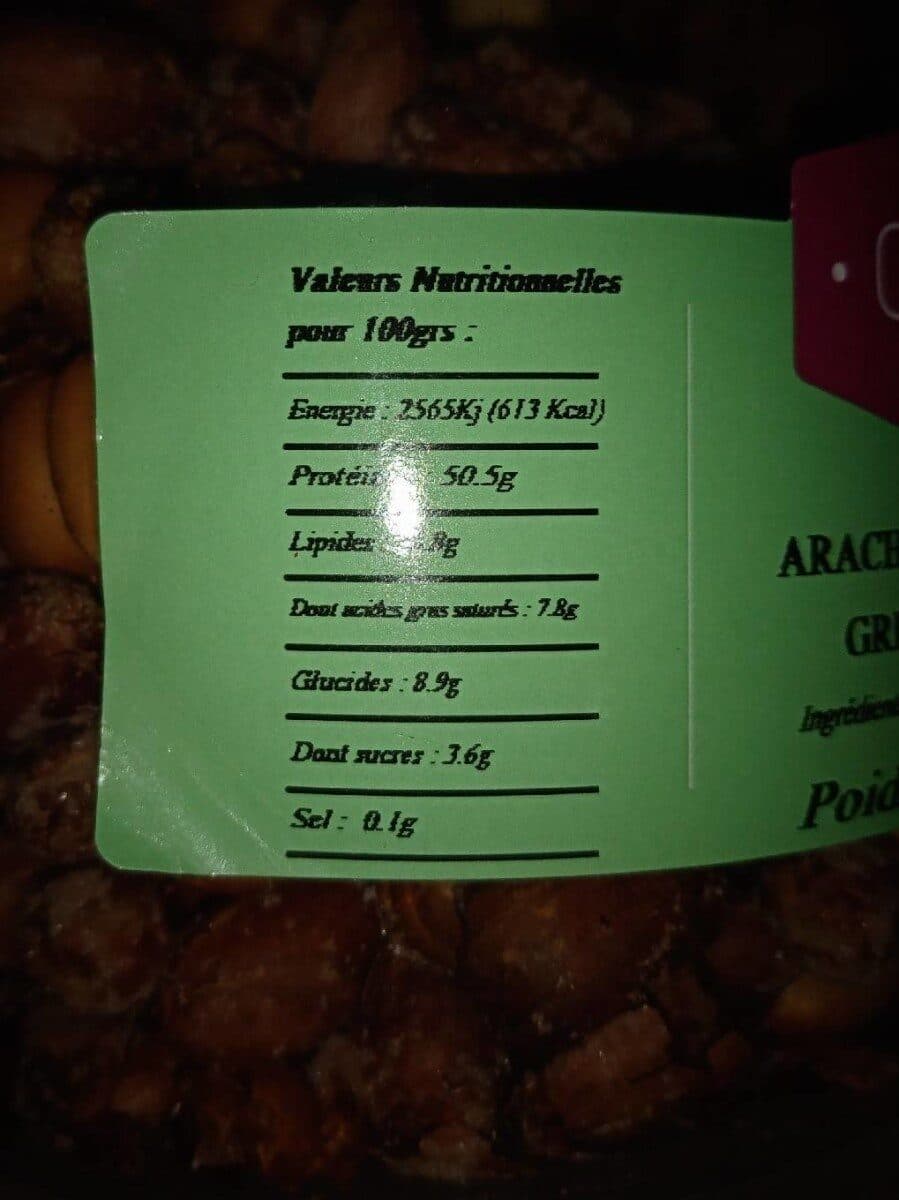 Open Food Facts Arachides décortiquées packshot