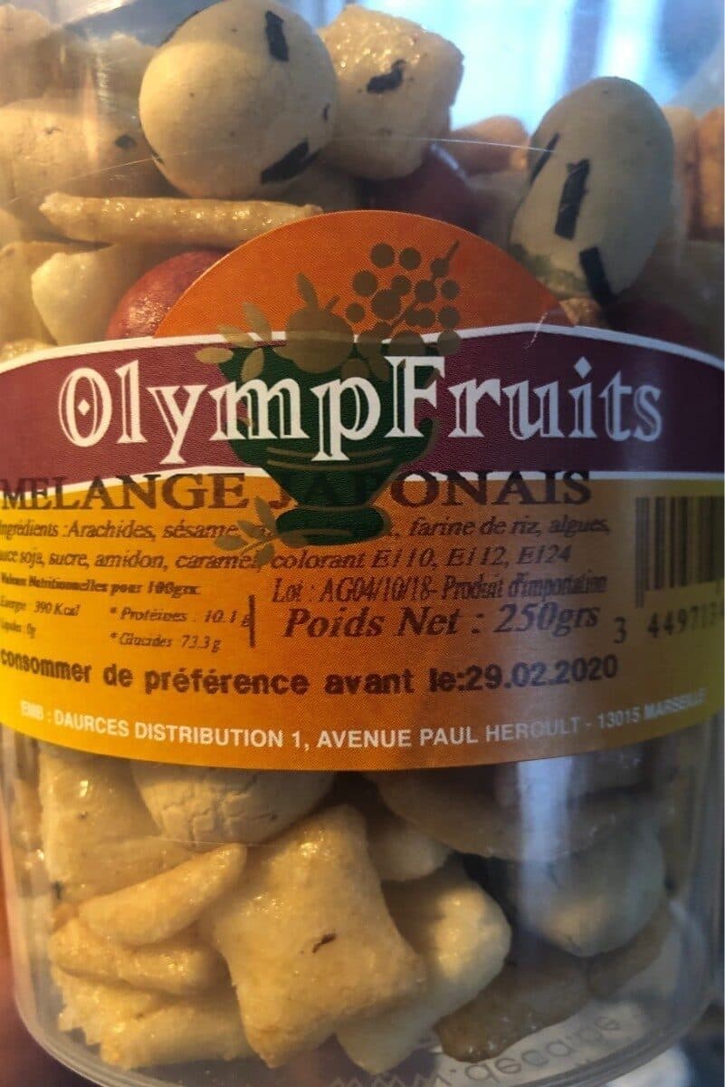 Open Food Facts Mélange japonais packshot