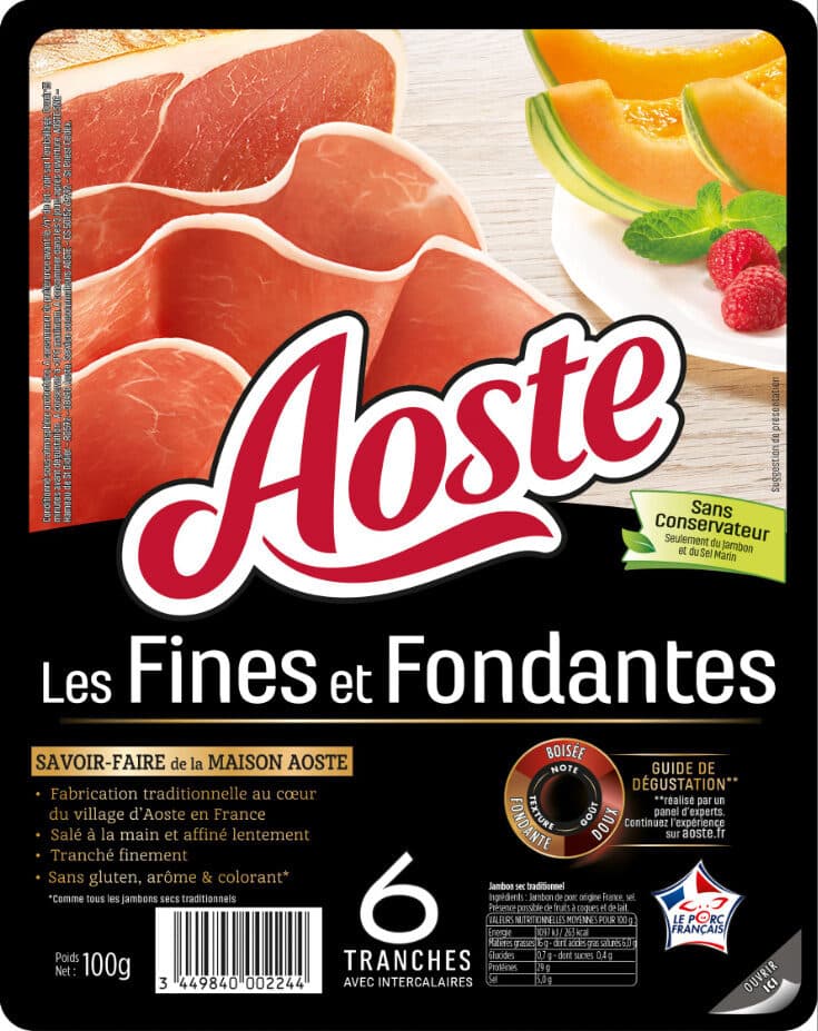 Aoste Les Fines et Fondantes packshot