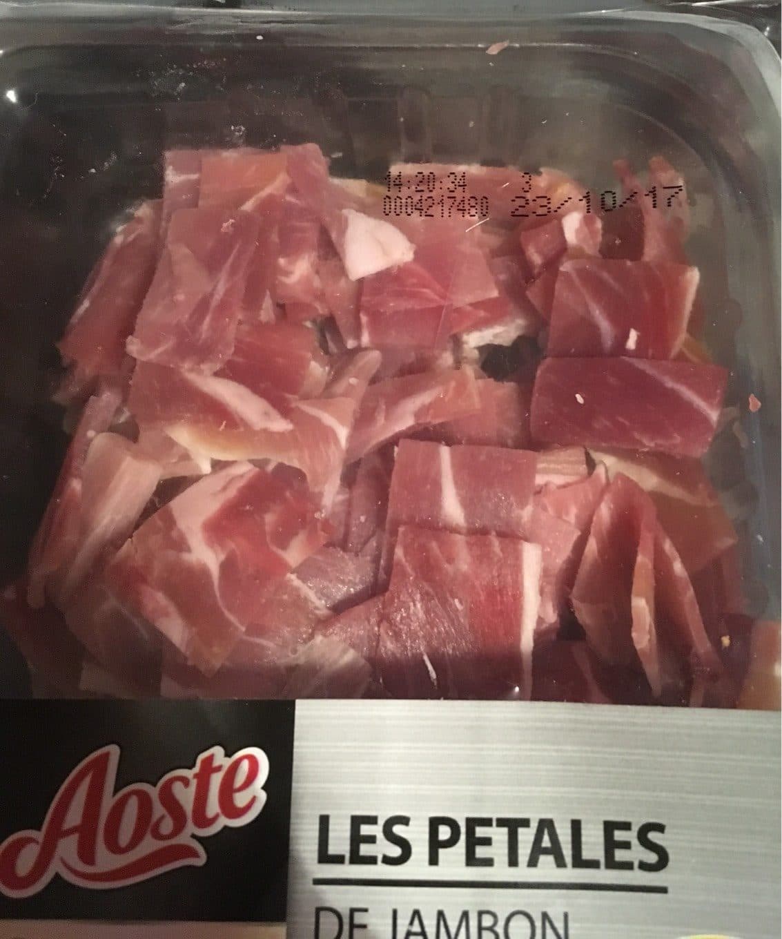 Aoste Pétales De Jambon Grande Carte packshot