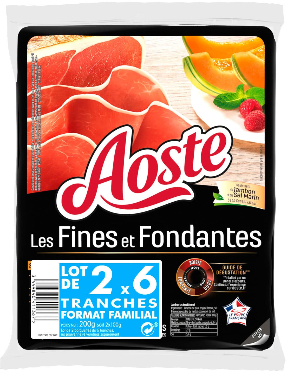 Aoste Les fines et fondantes packshot