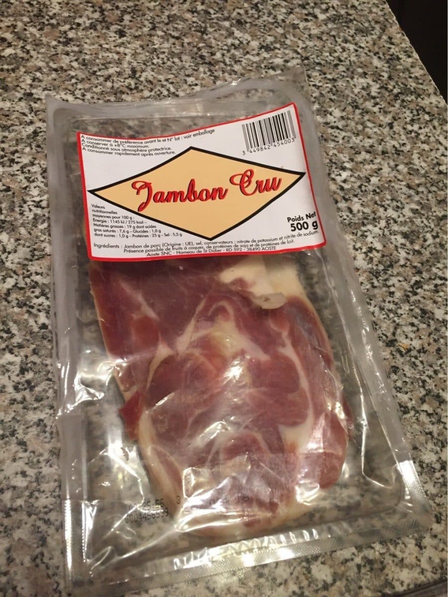 Jambon Cru Des Alpes Italiennes Jambon De Pays packshot