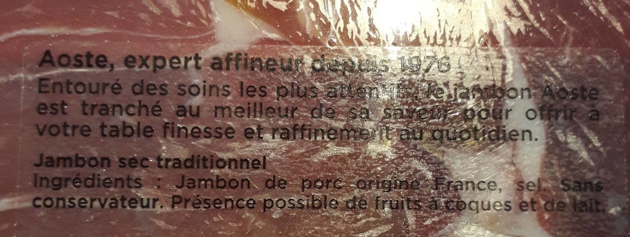 Aoste Jambon fume packshot