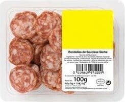 Intermarché Rondelles de saucisse seche packshot