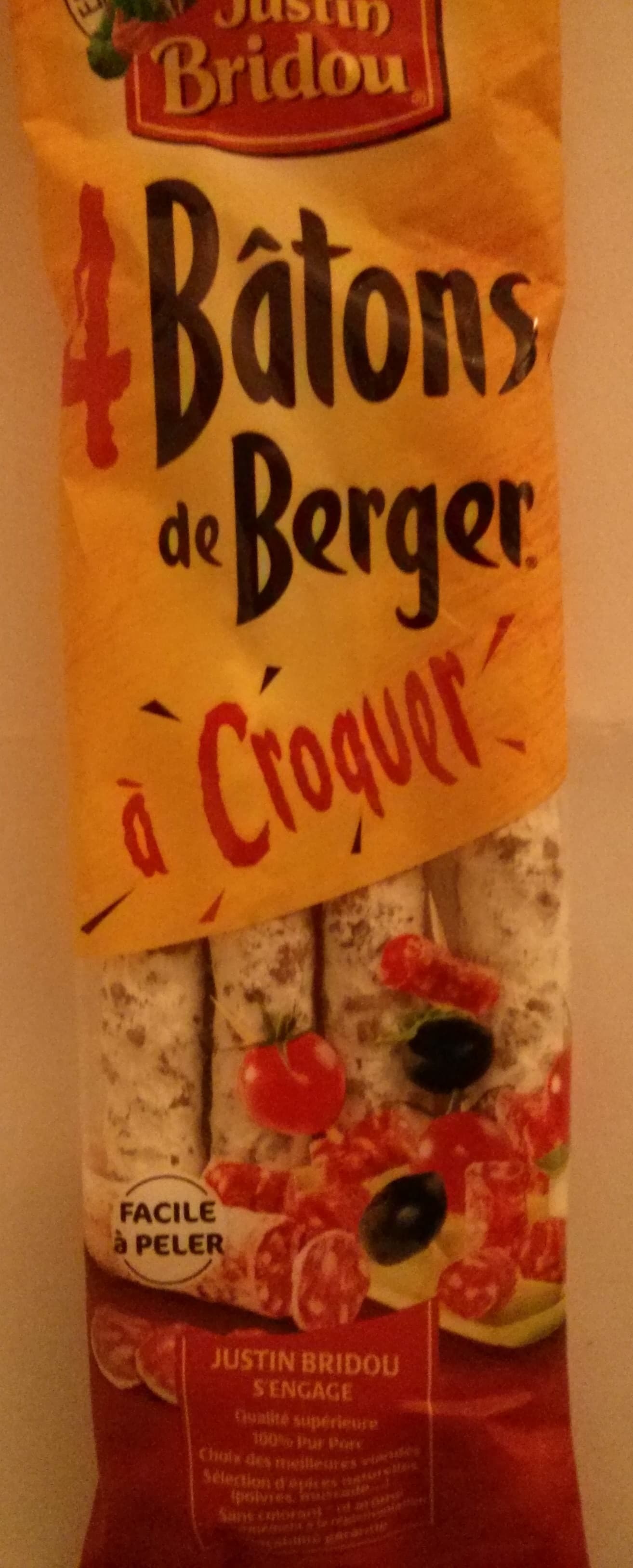 Justin Bridou 4 Bâtons de Berger à croquer packshot