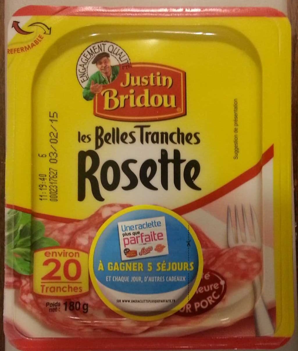 Justin Bridou Les Belles Tranches Rosette packshot