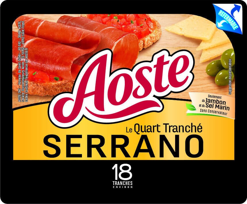 Aoste Le Quart Tranché Serrano - Aoste packshot