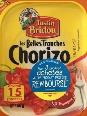 Belles Tranches Chorizos packshot
