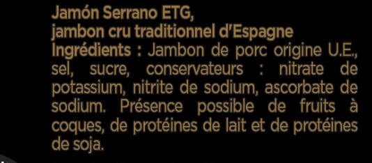 Aoste Les Grandes Tranches Jambon Serrano dégraissées - Aoste packshot