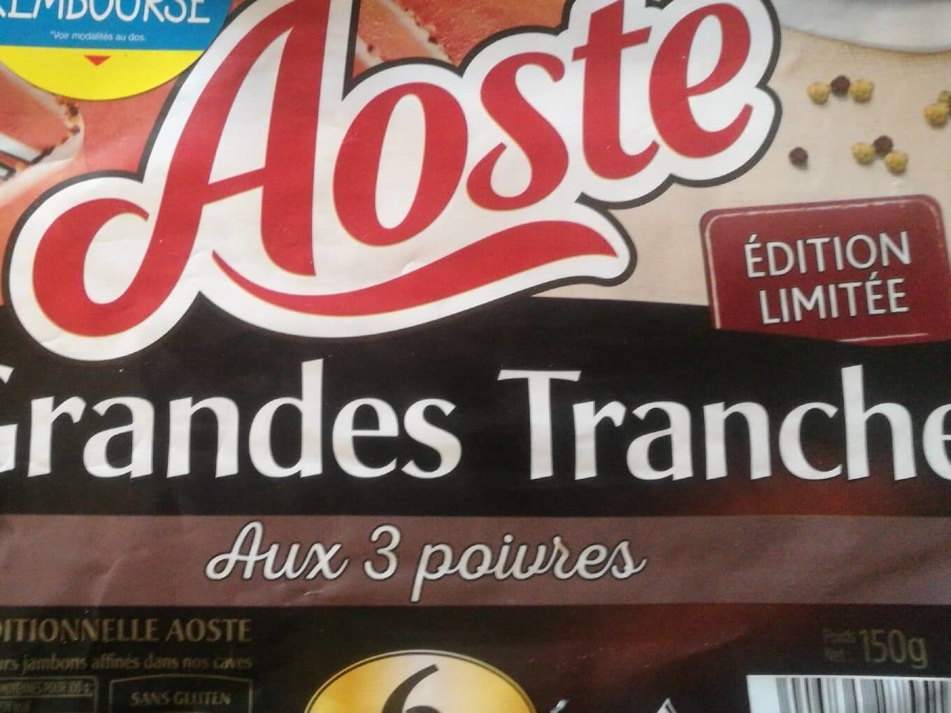 Aoste Les Grandes Tranches packshot
