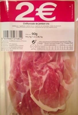 38490 Aoste Chiffonade de jambon Cru packshot