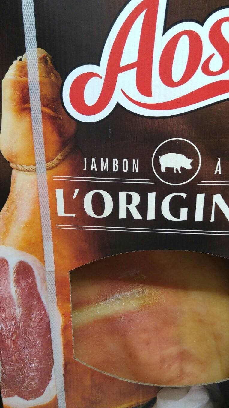 Aoste Jambon à l'os packshot