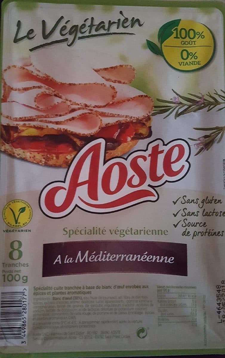 Aoste Le végétarien à la Méditerranéenne packshot