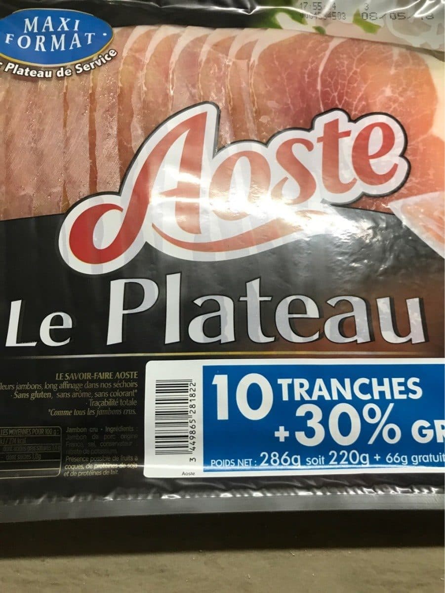 Aoste Jambon packshot